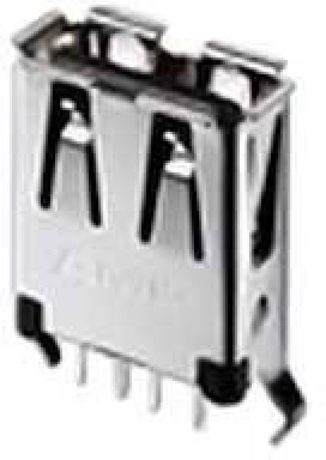 1734366-2, USB Connectors 1PORT 4POS VERT T/H USB 2.0 WHITE 1734366-2, USB Connectors 1PORT 4POS VERT T/H USB 2.0 WHITE