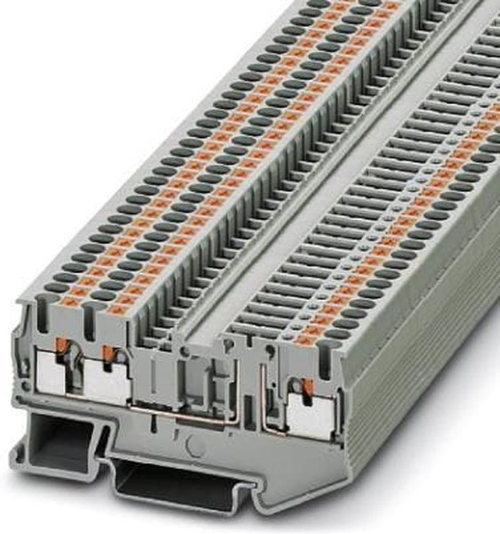 3210198, PT 2.5-TWIN-TGB Series Grey Disconnect Terminal Block, 0.14 4mm², Single-Level, Push In 3210198, PT 2.5-TWIN-TGB Series Grey Disconnect Terminal Block, 0.14 4mm², Single-Level, Push In