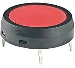 JF15CP2C, Tactile Switches SPST RND/RND RED JF15CP2C, Tactile Switches SPST RND/RND RED