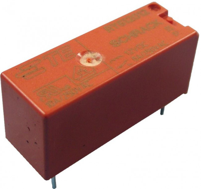 2-1393225-6, (RY612012), Реле, Конфиг: 1C, Uкатушки: 12 В, DC, Мощность катушки (max): 220 мВт, контакты: 8 А, UAC: 250 В