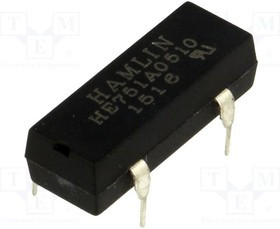 HE751A0510, Реле: герконовое, SPST-NO, Uобмотки: 5ВDC, макс.300ВDC, 50мВт, PCB