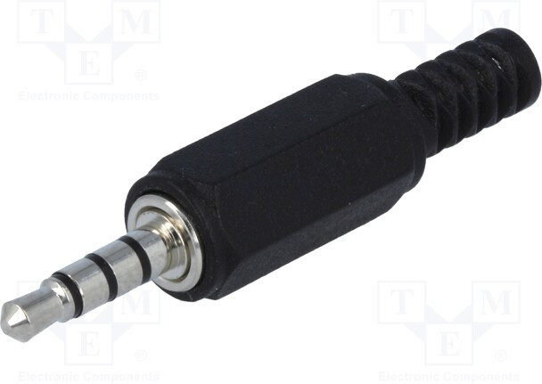 JC-135, Вилка, Jack 2,5мм, "папа", stereo специальные, с амортизатором JC-135, Вилка, Jack 2,5мм, "папа", stereo специальные, с амортизатором