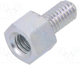 TFM-M4X5/DR226, Дистанцирующая стойка с резьбой, 5мм, Внутр.резьба: M4, сталь