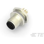 T4142012121-000, Разъем Кабеля, M12, Male, 12 Positions, Штырь на Печатную Плату, Прямой Монтаж в Па