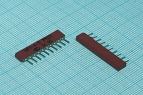 Резисторная сборка 100К x9\0,125\25x2x5\\\ 10P\RAA10[НР1-4-9]; № Рсборка 100К x9\0,125\25x2x5\\\ 10P