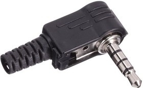 171-6435-EX, Phone Connectors 3.5 MM R/A 4 COND BK