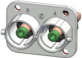 PL082X-301-10D10, Heavy Duty Power Connectors 10MM 2 WAY RCPT D10 BUSBAR HOLE