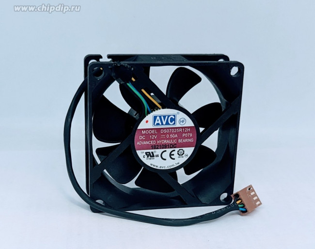 Вентилятор AVC DS07025R12H 12v 0.5A 70x25 4pin