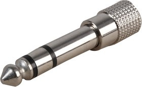 PSG08625, Переходник разъема, Стерео - 3.5мм, 1 вывод(-ов), Гнездо, Стерео - 6.35мм, 1 вывод(-ов), Штекер