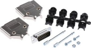 MHDTPK15-DB15P-K, Разъем D-Sub; PIN: 15; вилка; "папа"; прямой; пайк