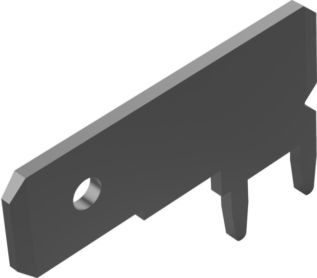 1217754-1, Клемма на печатную плату, 6.35мм x 0.81мм, 0.25" x 0.032", Латунь, 1.4 мм, Олово, FASTON 250 1217754-1, Клемма на печатную плату, 6.35мм x 0.81мм, 0.25" x 0.032", Латунь, 1.4 мм, Олово, FASTON 250