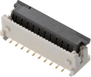 501951-1030, FFC &amp; FPC Connectors 0.5 FPC Hsg Assy EasyOnST10CktEmbsTpPkg