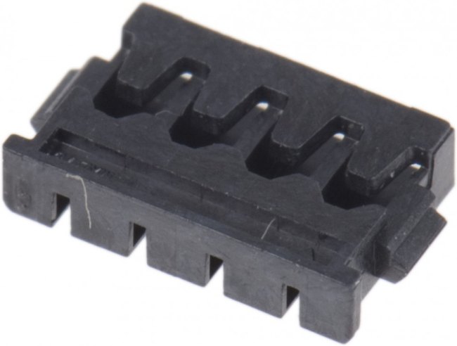78172-0004, Pico-Ezmate Female Connector Housing, 1.2mm Pitch, 4 Way, 1 Row 78172-0004, Pico-Ezmate Female Connector Housing, 1.2mm Pitch, 4 Way, 1 Row