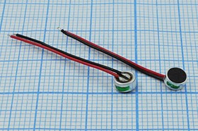 Микрофон электретный 4,5x 2,2, O, 2L30, -38, KPCM-45H22LC33-38dB, KEPO