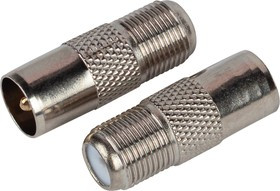 Переходник ЭРА SIMPLE гнездо F-штекер TV упаковка 1 шт Б0048289