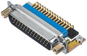 ODD44S4R600S/AA-14, D-Sub High Density Connectors D-Sub Female Connector 44P Solder Tail Right Angle Stainless Steel, Passivated Shell RoHS