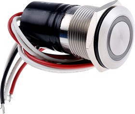 MPI002/FL/GN/24, Pushbutton Switches Stainles Steel Vandl Resistant Switch