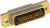 25 Way Panel Mount D-sub Connector Plug