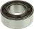 3209 ATN9 Double Row Angular Contact Ball Bearing- Open Type 45mm I.D, 85mm O.D