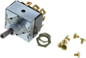 7991K10, SWITCH, TOGGLE, 3PDT, 15A, 250V