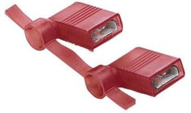 DNFR18206FIB-KD, Terminals Female Disc right angle nylon full ins DNFR18206FIB-KD, Terminals Female Disc right angle nylon full ins