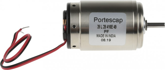 28L28-416E.49, Brushed DC Motor, 11 W, 24 V dc, 21 mNm, 5600 rpm, 3mm Shaft Diameter