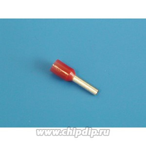 LT10008 (TIC-1.0-8) серый, Наконечник 8мм для обжима многожильн. кабеля 1,0мм² изолированный