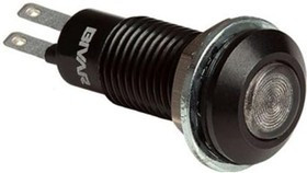 PM5-S17R28V, LED Panel Mount Indicators IP67 S.Stl Red 17mm 630nm 600mcd Diff