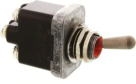 T9-CS2-22, Toggle Switch, Panel Mount, On-Off, DPST, Screw Terminal, 28 V dc, 115V ac