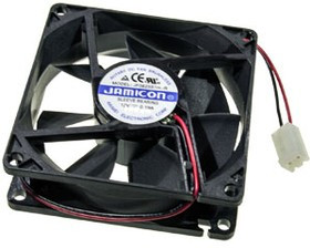JF0825S1H-R, вентилятор 12В 80х80х25мм подшипник скольжения 3000об/мин