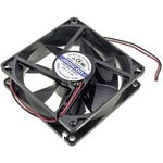 JF0825S1H-R, вентилятор 12В 80х80х25мм подшипник скольжения 3000об/мин