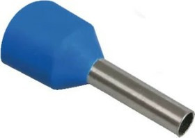 Наконечник-гильза Е 2,5-08 2,5мм2 из/фл синий (100шт) GE (E2508) GRE-014-0033