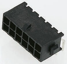 3-794680-4, Conn Wire to Board HDR 4Power POS 3mm Solder ST Thru-Hole Box/Tray