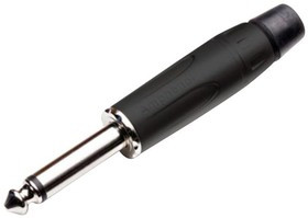 ACPM-KB-AU, PHONE MONO PLUG, 2POS, 6.35MM, CABLE