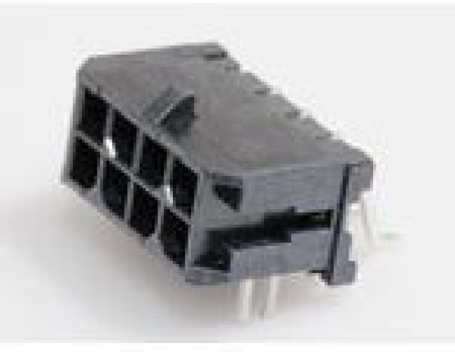 0430450807, Conn Wire to Board HDR 8 POS 3mm Solder RA SMD Micro-Fit 3.0™ T/R 0430450807, Conn Wire to Board HDR 8 POS 3mm Solder RA SMD Micro-Fit 3.0™ T/R