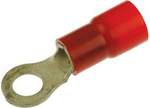 19067-0098, Клемма с кольцевым наконечником, M8, 5/16", 2 AWG, 42.4 мм², NylaKrimp 19067, Красный