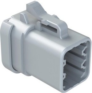 ATP06-6S-MM01, Корпус Автомобильного Разъема, w/ End Cap, ATP, Штекер, 6 вывод(-ов) ATP06-6S-MM01, Корпус Автомобильного Разъема, w/ End Cap, ATP, Штекер, 6 вывод(-ов)