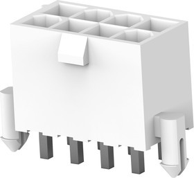 2825261-8, Прямоугольный разъем питания, 8 контакт(-ов), VAL-U-LOK HCS, Монтаж на Печатную Плату