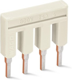 2002-404, 4-конт. перемычка изолированная, св.-серая