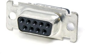 DEU9ST, D-Sub Standard Connectors DSUB 9F CRIMP GF TIN