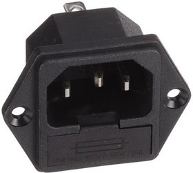 161-R3015-E, AC Power Entry Modules C14 IN+FUSE HOLD SCW