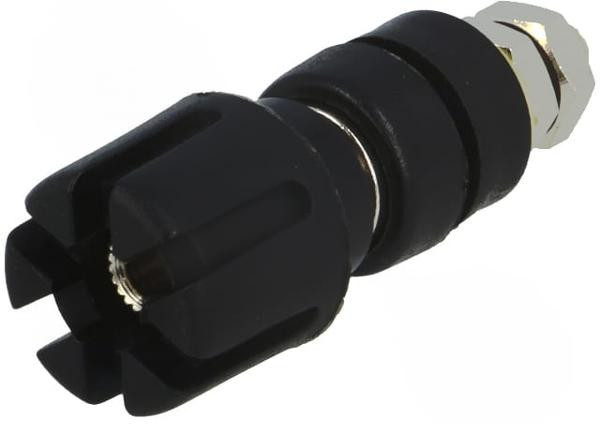 CL159709, Гнездо "банан" 4мм, 30А, 60В DC, длина 48мм, черный, никелированные контакты CL159709, Гнездо "банан" 4мм, 30А, 60В DC, длина 48мм, черный, никелированные контакты