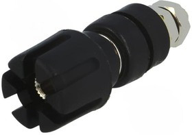 CL159709, Гнездо "банан" 4мм, 30А, 60В DC, длина 48мм, черный, никелированные контакты CL159709, Гнездо "банан" 4мм, 30А, 60В DC, длина 48мм, черный, никелированные контакты