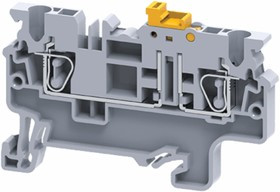 Клемма с ножевым размыкателем пружинная OptiClip CXK-2.5-MT-N-I сер. КЭАЗ 289767 Клемма с ножевым размыкателем пружинная OptiClip CXK-2.5-MT-N-I сер. КЭАЗ 289767