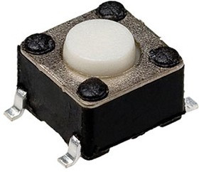 IT-1102W8-160G-G, Кнопка тактильная 6х6х4.3мм 4 pin smd