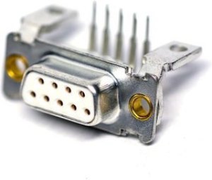 DE09S565MTLF, D-Sub Standard Connectors DSUB R/A STB 9P SOCKET