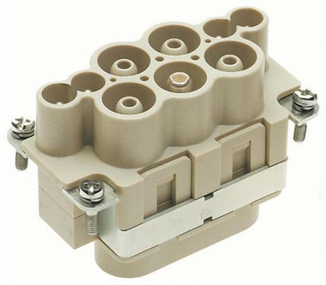 09380082601, Heavy Duty Power Connectors MALE INSERT HAN 10B SCW TERM 09380082601, Heavy Duty Power Connectors MALE INSERT HAN 10B SCW TERM