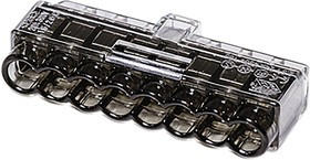 148-90041 HCPM-8-PC-BK/CL, HelaCon Plus Mini Wire Splice Connector 0.5 2.5 (Solid) mm², 1 2.5 (Stranded) mm²