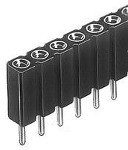 BL 5 10, Conn Socket Strip SKT 10 POS 2.54mm Solder ST Thru-Hole