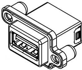 MUSBR-3193-30, USB Connectors Usb Conn 3.0 R/a Pcb Std 'A' Receptacle MUSBR-3193-30, USB Connectors Usb Conn 3.0 R/a Pcb Std 'A' Receptacle